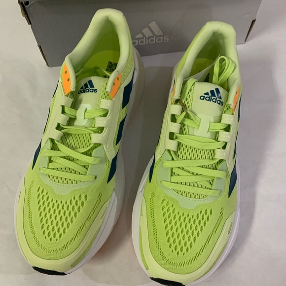 Mens Adidas ADISTAR Pulse Lime / Real Teal / Flash Orange GX3014 Running Size 10 - Picture 8 of 9